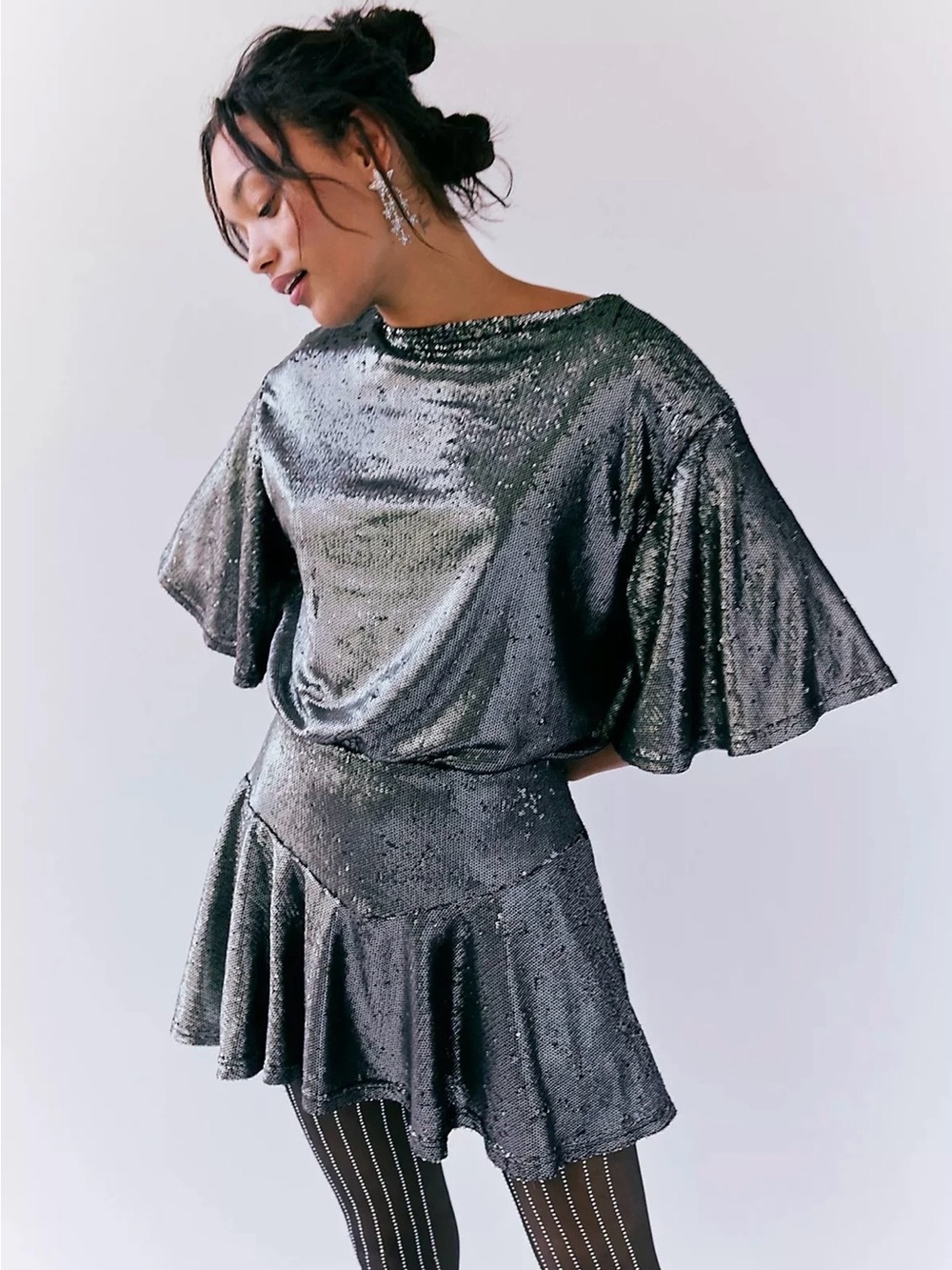 Free People Silver dress